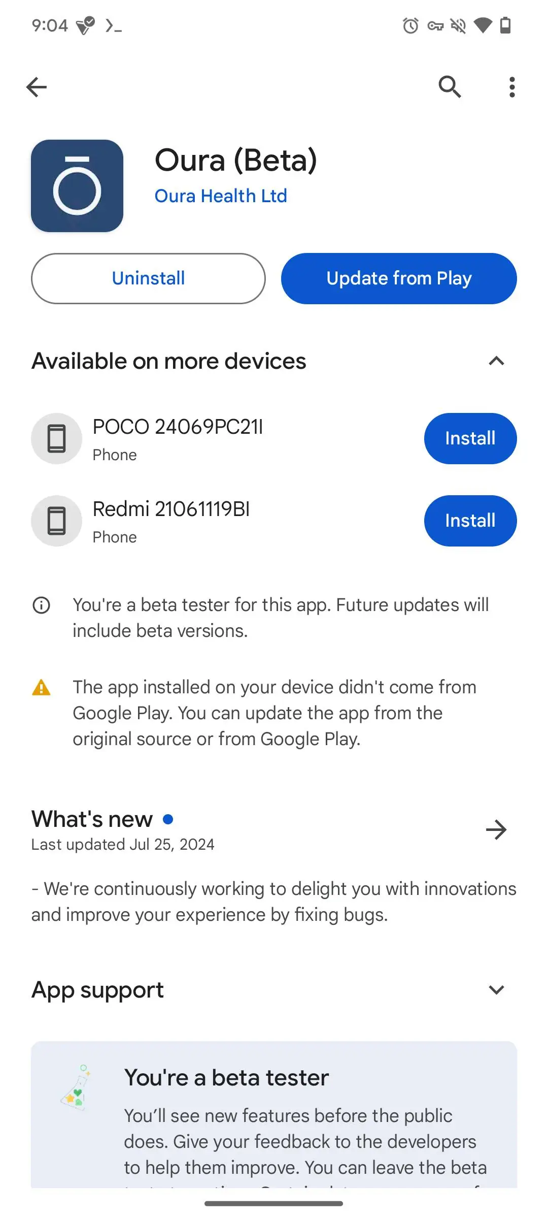 Google Play Store may soon allow updates for sideloaded and third-party apps