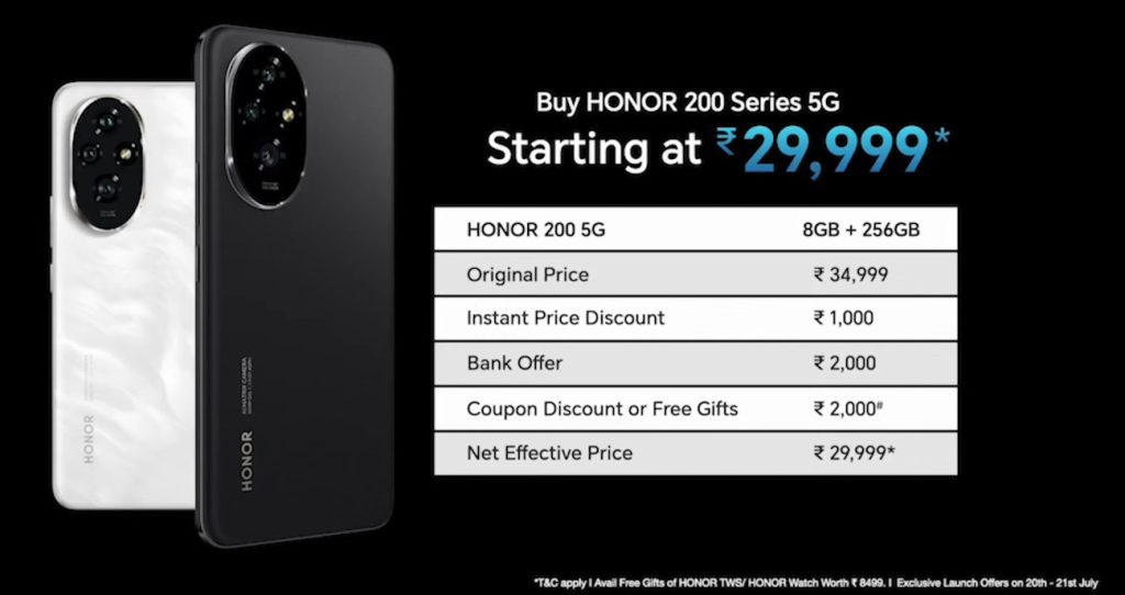 HONOR 200 Series 5G Launch Offers