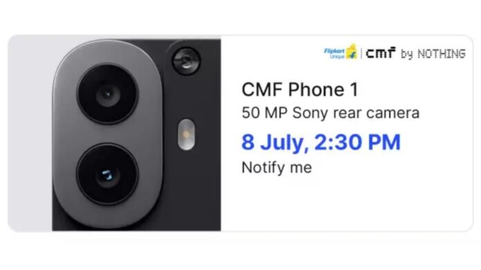 CMF Phone 1 confirms 50MP rear camera with Sony sensor