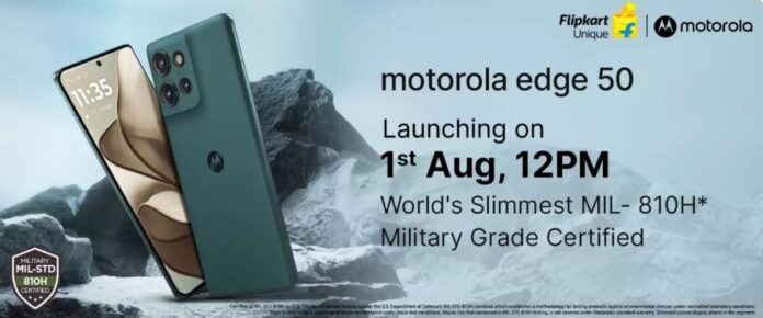 Motorola Edge 50 unveiling on August 1st in India