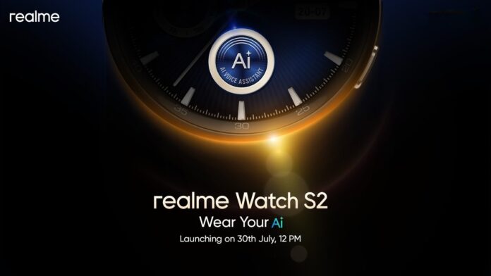 realme Watch S2 Set to launch alongside the realme 13 Pro Series 5G in India on July 30th