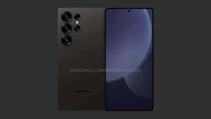 Galaxy S25 Ultra Renders