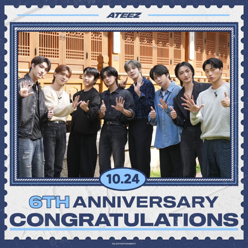 ATEEZ celebrates 6th anniversary with global milestones and special fan events