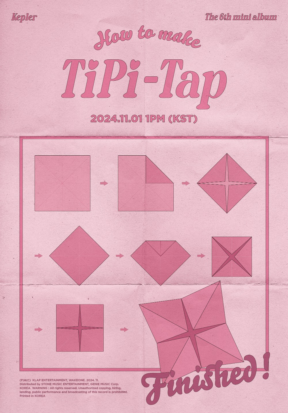 Kep1er announces 6th mini album 'TIPI-TAP' set for release on November 1