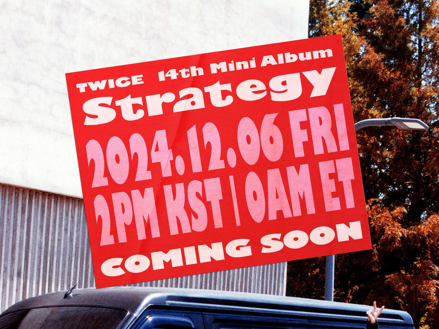 TWICE announces 14th mini album 'STRATEGY' set for release on December 6