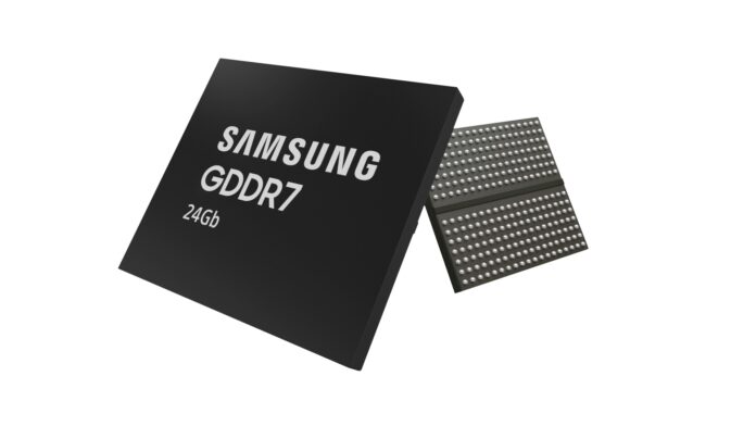 Samsung develops industry’s first 24Gb GDDR7 DRAM for next-generation AI computing