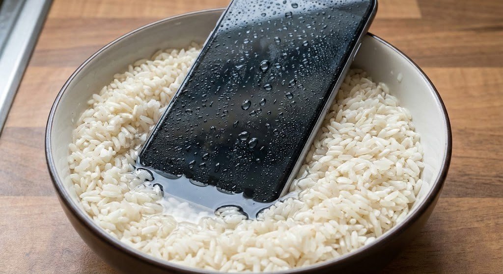 Rice is not the best way to dry a wet phone